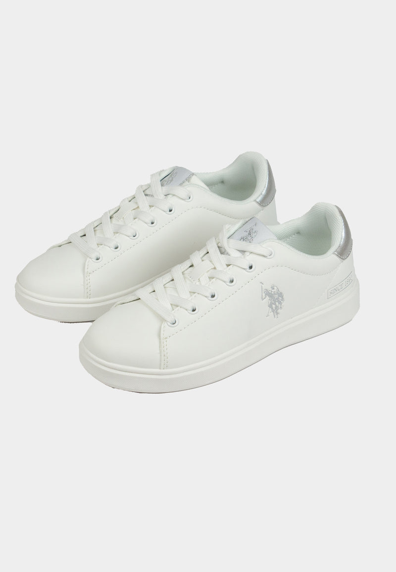 U.s. polo asnn. sneakers donna marlyn001-a whi-sil01